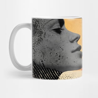 Sun profile, Halftone pattern Mug